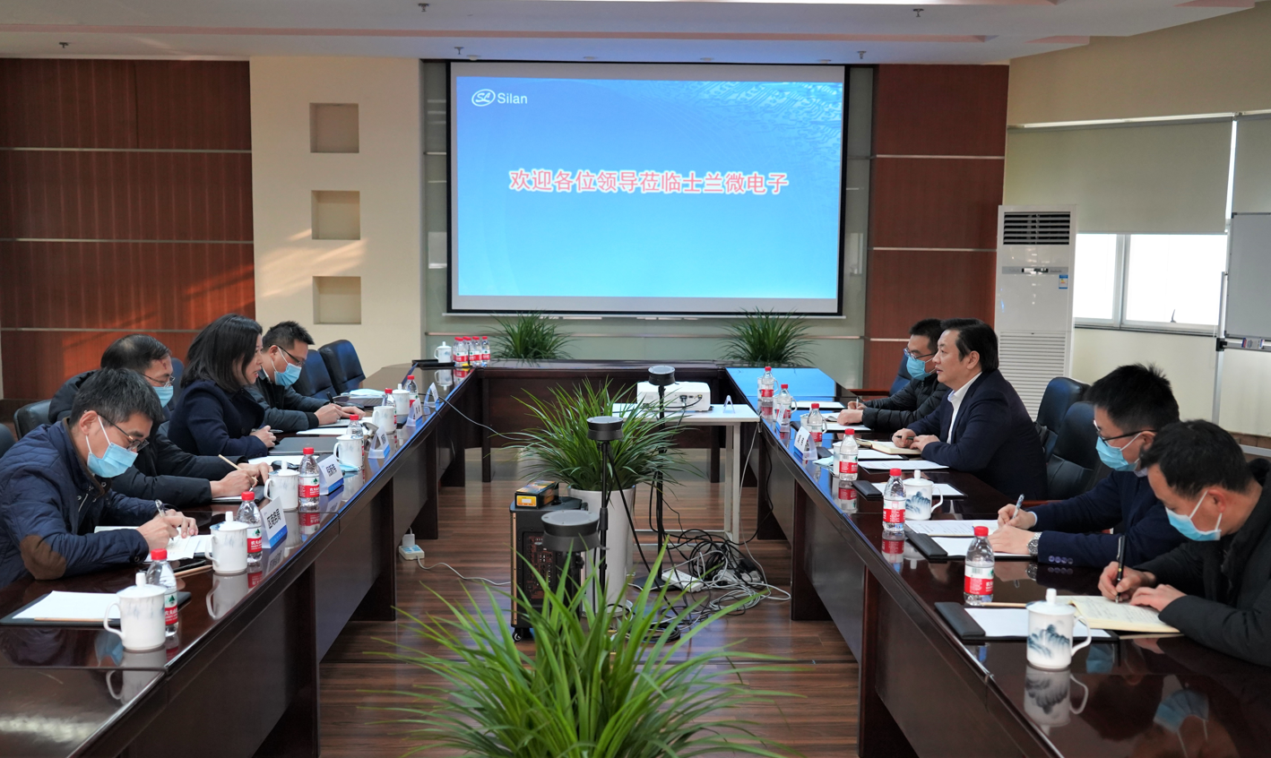 助企开门红！杭州市副市长胡伟一行走访3522集团的新网站电子